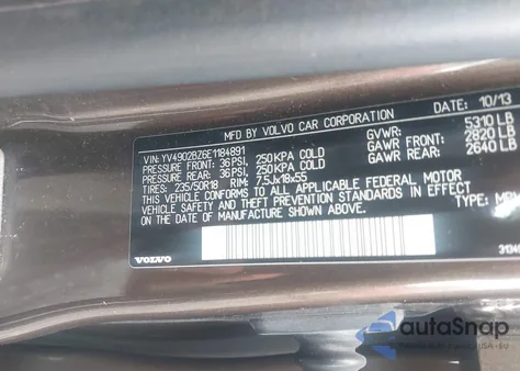 2014 Volvo Xc70 T6 Premier Plus из США, поврежденный, VIN YV4902BZ6E1184891